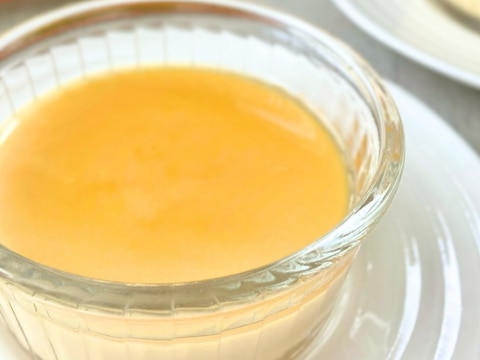 シンプルな豆乳プリン